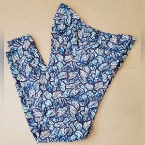 Seaglass leaves Leggings LulaRoe TC